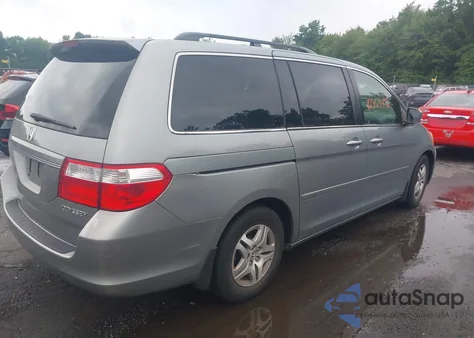 2005 Honda Odyssey Ex z USA, uszkodzony, nr VIN 5FNRL38475B070496